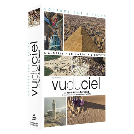 Vu du ciel de Yann Arthus-Bertrand - Le Coffret intégral des 3 films : L'Égypte + L'Algérie + Le Maroc