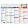Exacompta - 34303E - Calendrier Multicolore - 22 x 29