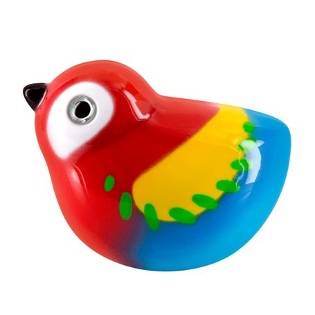 Pylones - Aimant pour trombones chantant"Piu Piu" - Ara multicolore