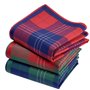 Mouchoirs Tissu Homme Premium 100% Coton Peigné - 45cm x 45cm - 3 Pièces - Modèle A24