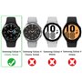 PHONILLICO Verre Trempé pour Samsung Galaxy Watch 4 CLASSIC 46mm [Lot de 2] [Diamètre 34.5mm] Film Protection Ecran Montre Anti 