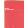 Oberthur - Agenda Semainier De L'enseignant - Couverture Boréal Rouge Corail - Septembre 2025 à Septembre 2026 - Format 21