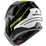 SHARK, Casque Moto Modulable OXO RYDGER Black White Yellow KWY, M