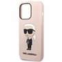 Karl Lagerfeld KLHMP14LSNIKBCP Coque Rigide en Silicone pour iPhone 14 Pro 6,1"