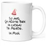 Mug Anniversaire 50 ans Humour Tasse Message drôle Idée Cadeau Original Rigolo pour Ami Homme Femme Collègue Copain Copine pour