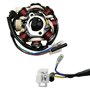 cyclingcolors stator allumage moteur moto scooter mobylette compatible avec peugeot 50 kisbee v clic kymco agility sym orbit bao
