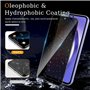 AILIKA Protection avancée pour Compatible avec honor x6B – Verres trempés anti-espion 30° | Kit complet avec accessoires