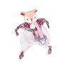 DOUDOU ET COMPAGNIE – BOH’AIME FAON Doudou Rose Attache Sucette – Peluche Ultra Douce – Avec Boîte Cadeau Fleurie – Idée Cadeau