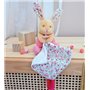 BABY NAT' - Pantin PM avec Doudou Lapin POUPI Rose- BN6036