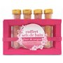 French Tendance - Coffret 4 Tubes à Essai Sel de Bain - Beauté - Relaxation - Senteur Fleur de Cerisier - Soins Corps - Aromathé
