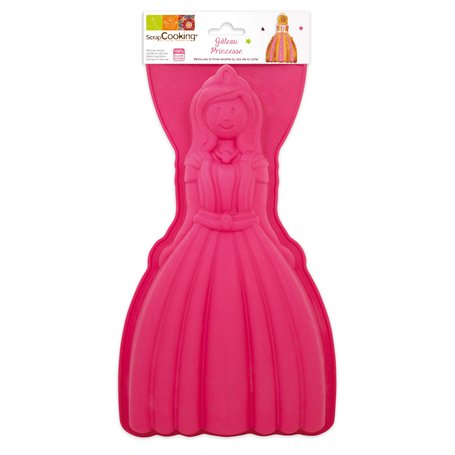 SCRAP COOKING 3138 Princesse Moule Silicone Rose 35