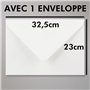 MX-4016 MAXI Grande Carte Géante XXL pour MARIAGE + Enveloppe format 32x23cm - Cœurs Flutes entrelacées Champagne Pétillant Mous