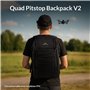 Torvol - Quad PITSTOP Backpack Stealth Edition V2, Sac à dos drone fpv, Transport 2 quads + accessoires, drone dji mini 4k, pc p