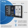 Shelly Wall Display x2 Argent et BLU H&T Ivoire - Panneau commande Domotique Wi-Fi avec thermomètre, hygromètre, Écran tactile 6