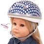 Götz 3403074 Casque de vélo - Casque d'équitation en Toute sécurité pour poupées - Convient aux poupées Debout de 45 à 50 cm et