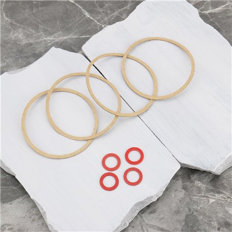 GARDINIA Anneaux de rideaux pour tringles à rideaux