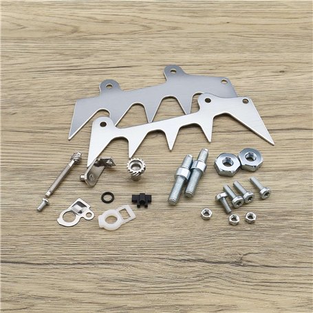 Alberts 329532 Équerre de Poutre Noir-Revêtement en plastique-100 x 200 x 40 mm