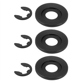 Durable Lot de 100 pochettes perforées A4 en polypropylène recyclé résistant Transparent