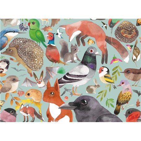 Ravensburger 12000658 12000658-Garden Visitors Puzzle 500 pièces pour Adultes et Enfants à partir de 12 Ans