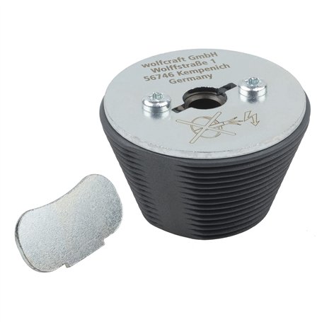 wolfcraft 5950000 - Guide de perçage pour scies cloches - Diamètre 6 + 8 mm
