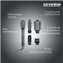 SEVERIN Brosse soufflante Multi Style 5 en 1, Brosse électrique avec 5 accessoires inclus, Sèche-cheveux, 2 brosses rondes, bros