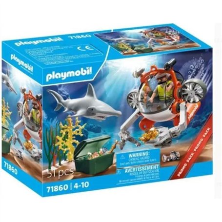 Playmobil 71860 Chasse au trésor avec sous-marin