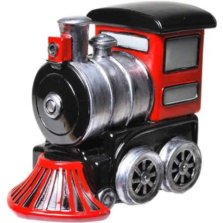 Kremers Schatzkiste Drôle de Tirelire ferroviaire Décoration Tirelire Figurine