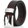 Pierre Cardin 70007 40 mm Wide Black or Brown Leather Belt