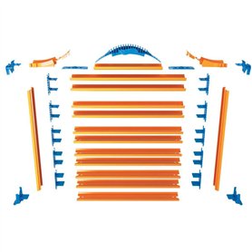 KS TOOLS - 140.3090 - Monture pour limes fraisées - Avec Lame - Poignée Ergonomique Couleur