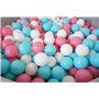 Knorrtoys 56741 Lot de 300 balles Rose/crème/Bleu Clair Ø 6 cm