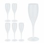 Relaxdays Flûte à Champagne en Plastique