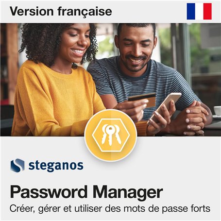 Sécuriser les mots de passe avec le Steganos Password Manager | Gérer les mots de passe | Coffre-fort de mots de passe | 1 an po