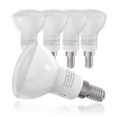 B.K.Licht lot de 5 ampoules LED R50