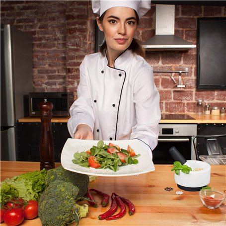 LUTH Premium Profi Parts - Poignée de porte blanche pour réfrigérateur-congélateur | Compatible avec Electrolux 242519319/6