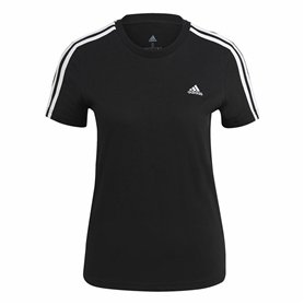 T-shirt à manches courtes femme Adidas 3S T Noir T-shirt à manches courtes femme Adidas 3S T Noir