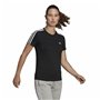 T-shirt à manches courtes femme Adidas 3S T Noir