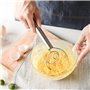 ZMREN Fouet à Pâte Danois, Lot de 2 Fouets à PâTe en 304 Acier Inoxydable, MéLangeur Manuel Pour La PâTe à Pain, La Fabrication 