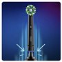 Oral-B CrossAction Lot de 5 têtes de brosses de rechange, pour brosse à dents électrique, avec technologie CleanMaximiser, noire