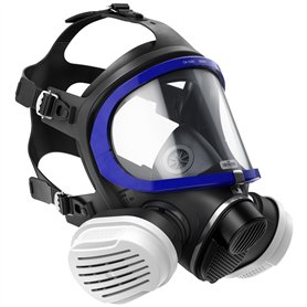 Dräger X-plore 5500 Masque de protection complet avec filtres A2 P3 remplaçables pour des travaux de peinture