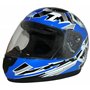 protectWEAR - Enfants Casque de moto bleue SA03 - XXS