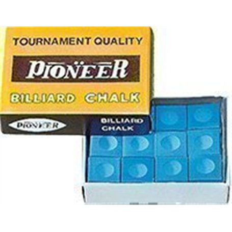 nanook 12 morceaux de craie pour billard ou snooker - bleu