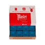 Master Lot de 12 craies de billard Bleu
