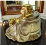 Kremers Schatzkiste Grande tirelire Bouddha porte-bonheur 18 cm - Décoration - Happy Buddha