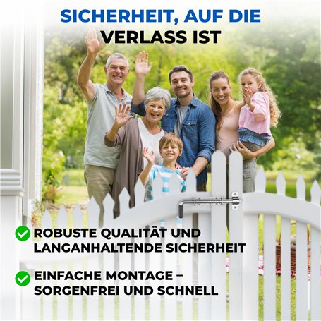 Offgridtec Lot de 10 vis à double filetage M10 x 200 en acier inoxydable avec plaque d'adaptation et joint en caoutchouc EPDM