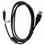 vhbw Câble de données USB (Standard USB Type A) 150cm compatible avec Panasonic Lumix DMC-FS28