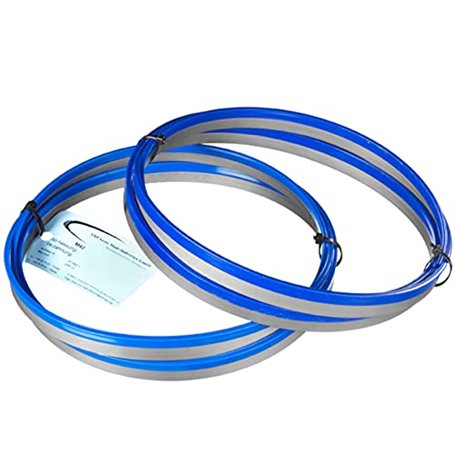 SMI Lot de 2 lames de scie à ruban bi-métal M42 2450 x 27 x 0