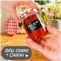 Praknu 25 Pots à Confiture de 230ml - Avec Étiquettes et Marqueur - Hermétique - Lavable au Lave-vaisselle - Idéal comme Cadeau