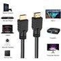 Light Galaxy.3m Noir Câble HDMI 4K 2.0 Compatible PS3/PS4/Xbox/UHD/3D/Ethernet