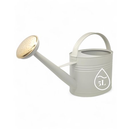 LIVLIG Arrosoir zinc 5 litres Arrosoir de jardin en métal Arrosoir pour intérieur et extérieur Arrosoir vintage avec bec amovibl