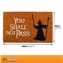 getDigital Paillasson You Shall Not Pass - Tapis de porte de haute qualité avec scène de fantaisie célèbre - Multicolore - 60 x 